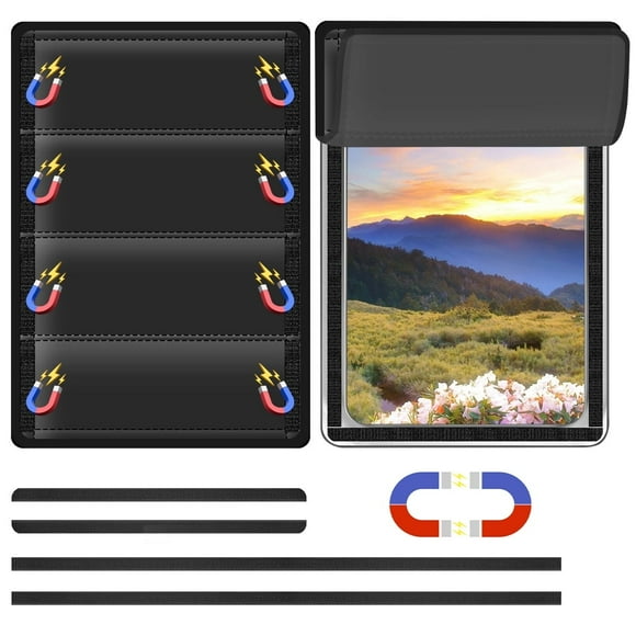 RV Door Window Shade Cover, RV Blackout Curtains Magnetic, Car Side Window Shades, Car Accessories Sunshade Windshield Cover