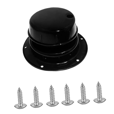 RV Duct Vent Cover RV Roof Vent Cover Accessory Professional RV Plumbing Vent Cap Easy Installation for Motorhome Camper black