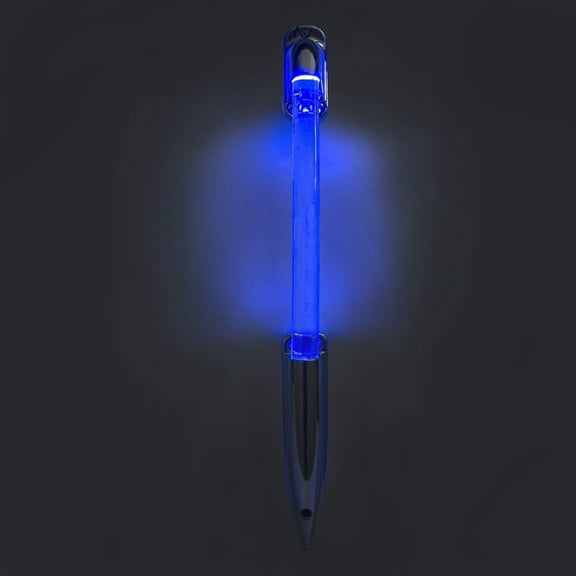 RV Entry Door Assist Handle | 20 3/4" | "S Style Bar | Chrome Plated | Optional LED Color (Blue Light)