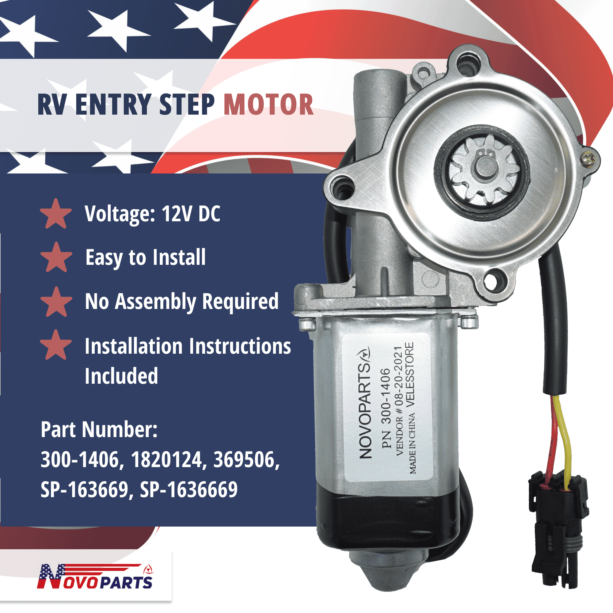 Lippert Kwikee RV Step Motor 300-1406/1820124/369506/301695 - Reliable,  Satisfaction Guaranteed - Walmart.com
