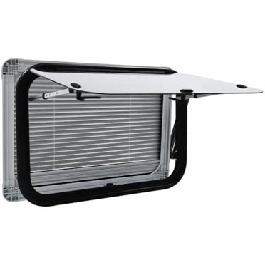 GEARZAAR RV Exit Window 30x20 – Camper Push Out Replacement With Trim & Screen