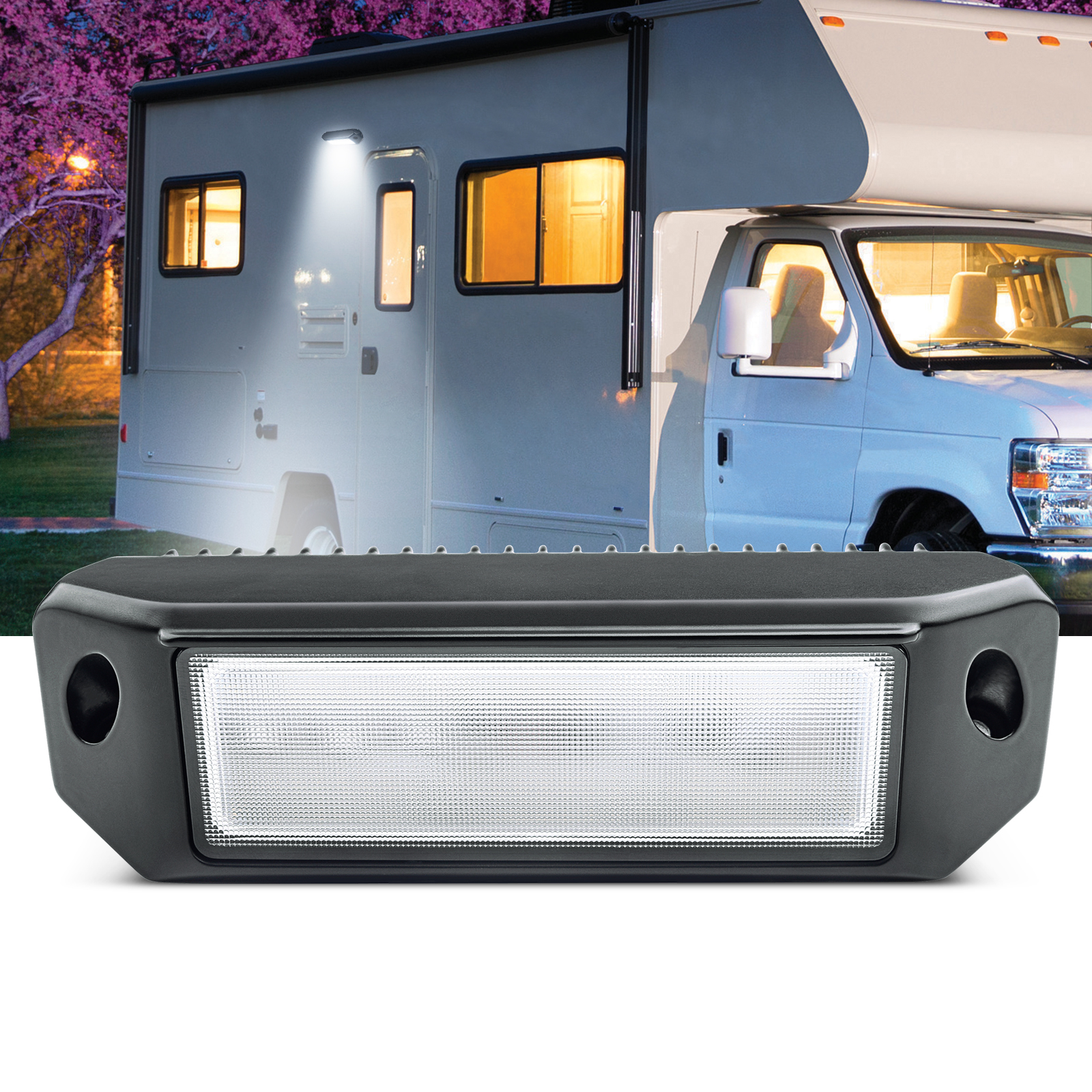 RV Exterior LED Porch Utility Light 3000 Lumen Awning Lights