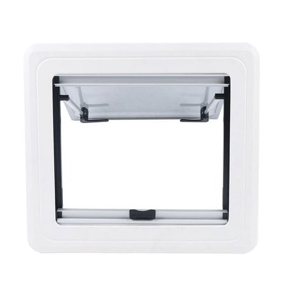 RV Exterior Window RV External Push Out Window Top Hinged Hatch Anti-mosquito Ventilation RV External Push Window Ventilation Anti-mosquito Easy Installation Car Window RV Window Top Hinged Hatch