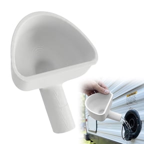 RV Fresh Water Tank Filling Funnel | Wide Mouth Hands Free Camper Fresh Water Filler for Water Inlet Hatch, Anti Spill Gravity Tank Funnel for Travel Road Trip