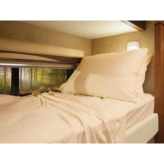 RV Full 53” X 75” Sheet Set 600 Thread-Count 100% Egyptian Cotton 15-Inch Deep Pockets - Made for RV - Peach Color