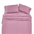 thumbnail image 1 of RV Full Sheets easy to fit in RV-mattress upto 15 Inch Stripe Lavender 1800 Series Brushed Microfiber RV Camper Sheet Set, 1 of 4