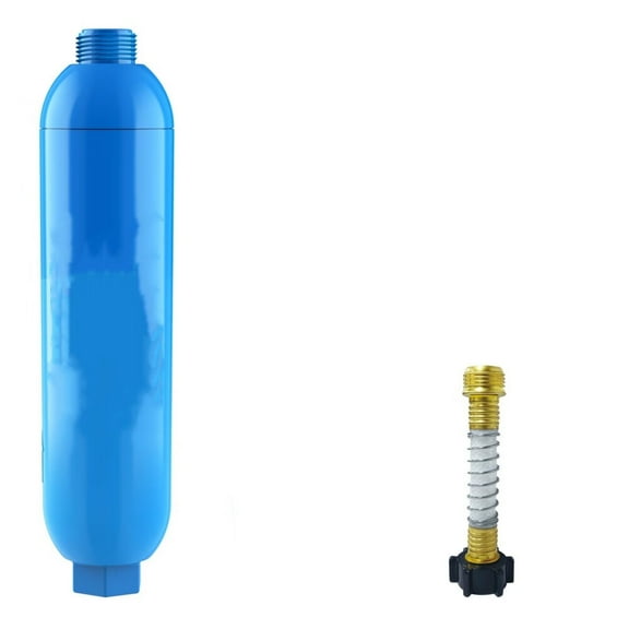 RV Inline Marine Water Filter,Reduces Chlorine,Bad Taste&Odor for RVs,NSF Certified with Flexible Hose Protector