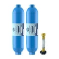 thumbnail image 1 of RV Inline Water Filter with Flexible Hose Protector(KDF), Dedicated for RVs and Marines, Reduces Lead,Fluoride,Chlorine,For 40043 with 1 flexible hose protector, 2pack, 1 of 7