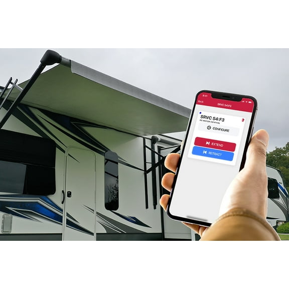 RV Intelligence smartRVcontrols a multi-function remote control module with Smart App for Apple and Android