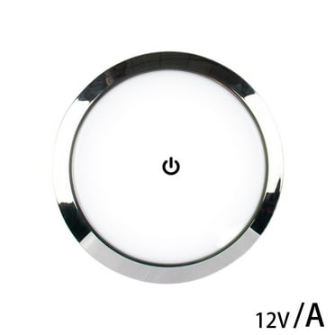 RV Interior LED Lights 12V Switched Round Ceiling Light Camper Fixture N6Z6