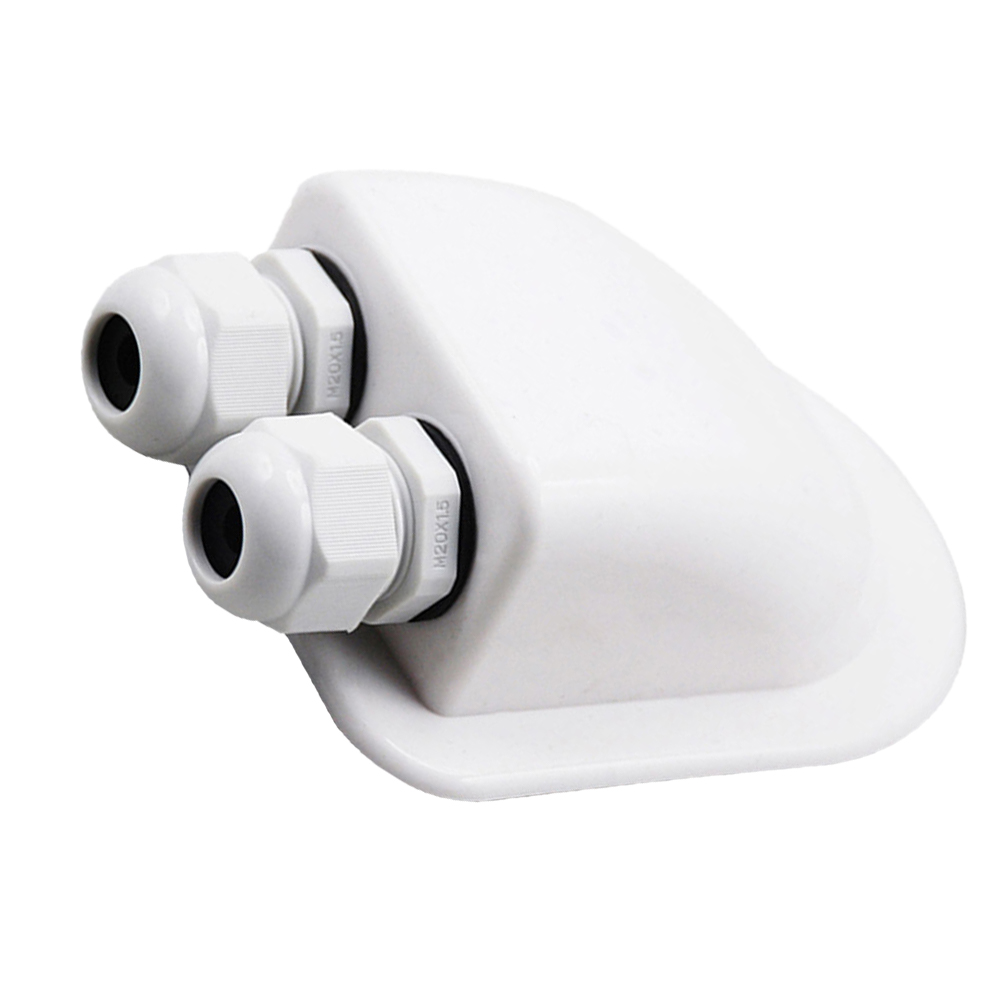 RV Junction Box The Roof Line Cars Dual Hole Cable Entry Solar