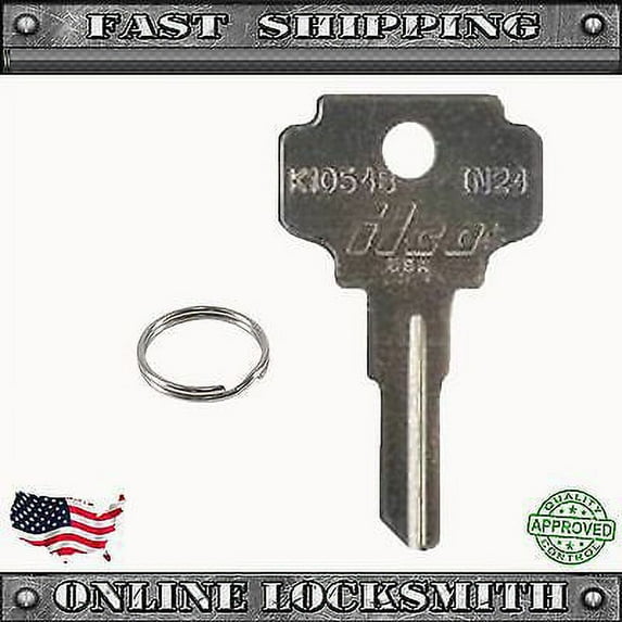 RV Key - Bargman IN24 / FR3 / 1054G / K1054B / ILC-9D - Recreational Vehicle