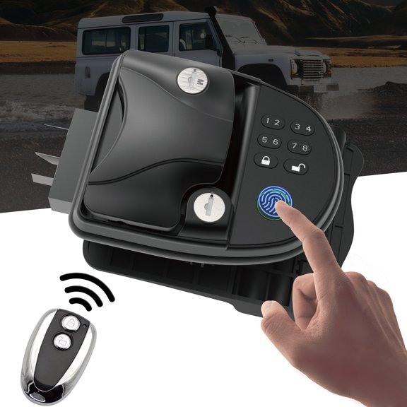 RV Keyless Entry Door Lock With Handle Waterproof Lock Latch Handle Latch With Deadbolt Remote Controller Keyless RV ,Simple to Install