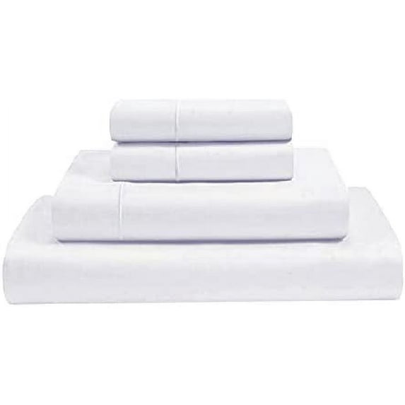 RV King Sheets 72 x 80, 100% Giza Egyptian Cotton RV King Sheets for Camper White Rv Sheets Fits Upto 10-15” Deep