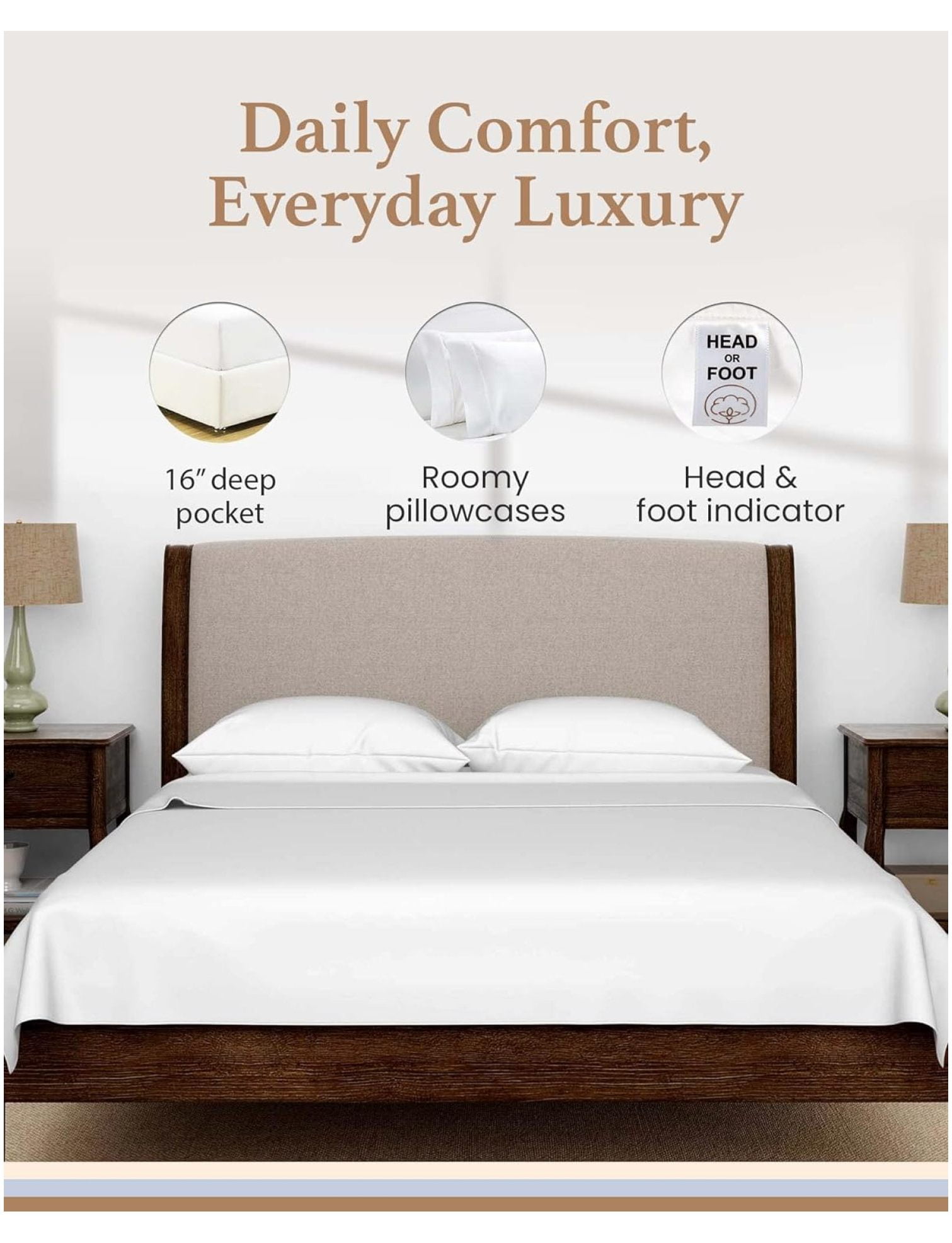 RV King Sheets Set 4 Pc, 100 Egyptian Cotton 800 Thread Count Cotton Bed Sheets 72 x 80 RV