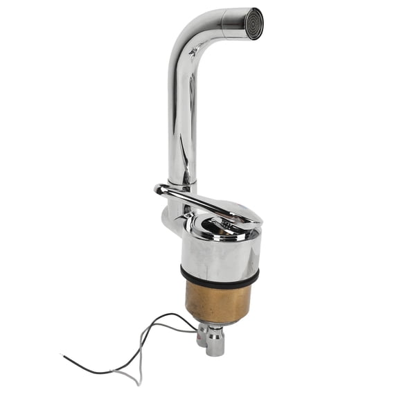 RV Kitchen Faucet 360 Degree Rotatable Stainless Steel Hot and Cold Water Supply
