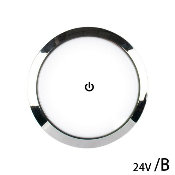 RV LED Interior Lights Switched Round Ceiling Light Fixture 12V Camper O7X3