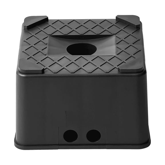 RV Leveling Blocks 6" High 6000lbs - Trailer Jack Blocks for Campers, RV Accessories, Camper Leveler for Uneven Ground - Durable PP Plastic