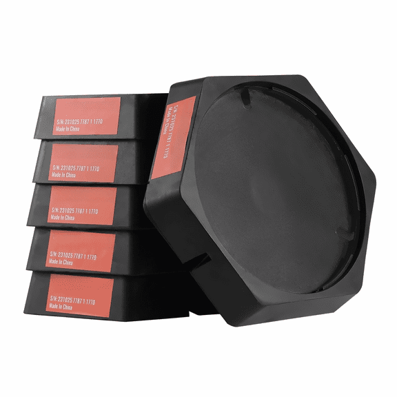 RV Leveling Pads 9 Inch - 6 Pack - Jack Stabilizers for RV, Travel Trailer, 5th Wheel & Motorhome - Rubber Jack Pads 5000lbs Capacity