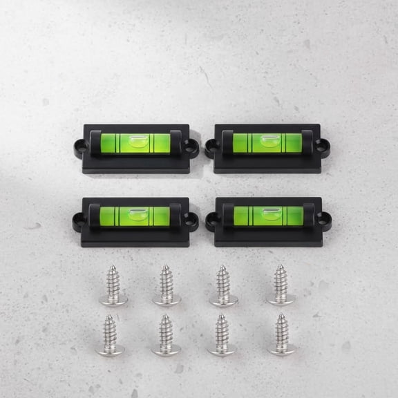 RV Levels with Screw, Bubble Spirit Level for Leveling Travel Trailer, Motorhome, Camping