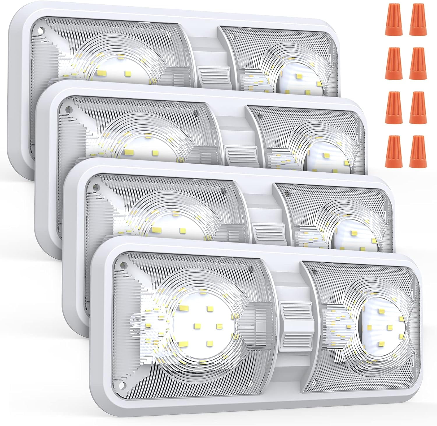 RV Lights Interior, 12 Volt Led Lights 1000LM, Camper Lights 8W, RV Led ...