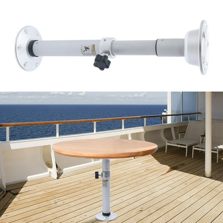 RV Marine Boat Pedestal Table Base Adjustable Height Legs Table Pedestal Stand Sturdy Table Legs Detachable Table Pedestal Stand for Caravan & Kitchen Durable Table Base Alu&Plastic Pedestal Table Leg