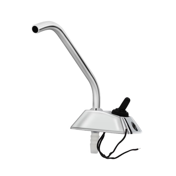 RV Marine Kitchen Sink 12V Faucet Tap Spout Single Hole Water Electric Faucet Tap Camper Caravan Full 360 Degree Rotation Taps ,Easy to Use