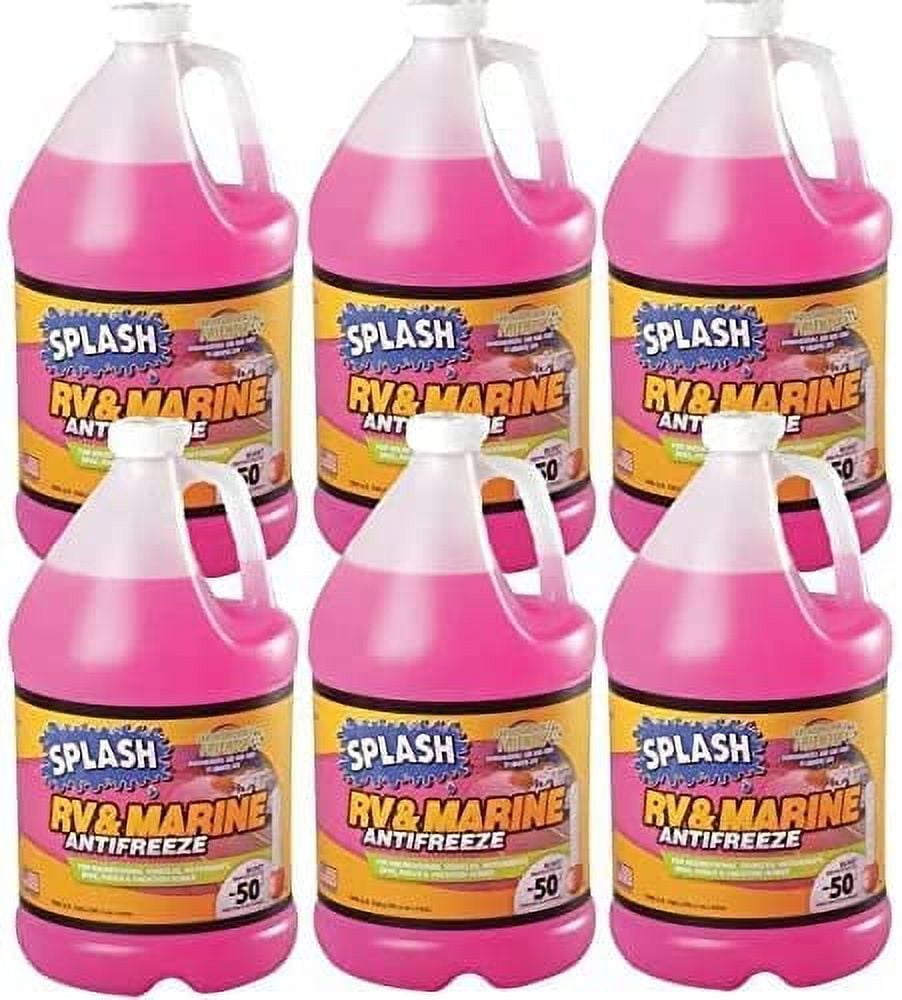 RV & Marine Splash 619526 RV/Marine Antifreeze, 6 gal, Pink (RV/Marine ...