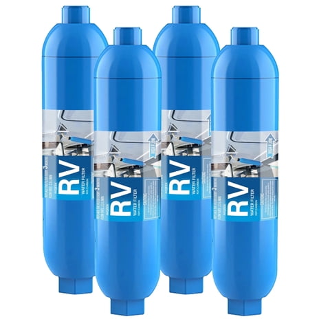 RV Inline Marine Water Filter, Reduces Chlorine, Bad Taste&Odor for RVs,NSF Certified