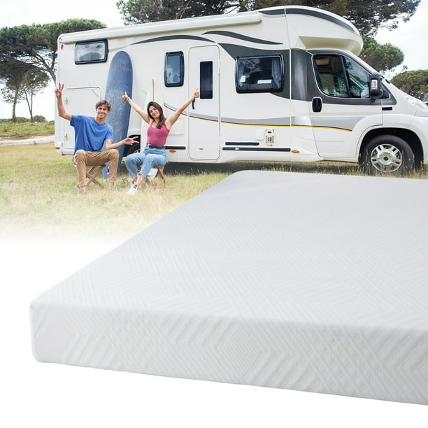 RV Mattress, 8 inch Short Queen Size Mattress for RVs, Cooling Memory