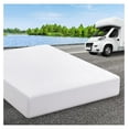 RV Mattress Short Queen 8 Inch Memory Foam Mattress, Green Tea/Gel