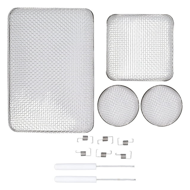 RV Mesh Screen Set Stainless Steel Vent Cover Furnace Flying Insect