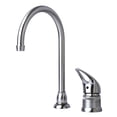 thumbnail image 1 of RV/Mobile Home Non-Metallic Single Handle High Arc Kitchen Faucet Stainless Steel Finish, 1 of 4