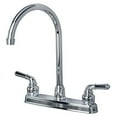 thumbnail image 1 of builders shoppe 1201cp rv mobile home non-metallic high arc swivel kitchen sink faucet chrome finish, 1 of 5