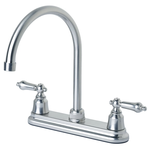 RV/Mobile Home Single Handle High Arc Kitchen Faucet Stainless Steel Finish