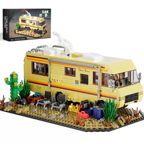 RV Model Car Building Set, Upgraded Classic Scene, Compatible with Lego Breaking Bad, The for Adults and Avid Fans