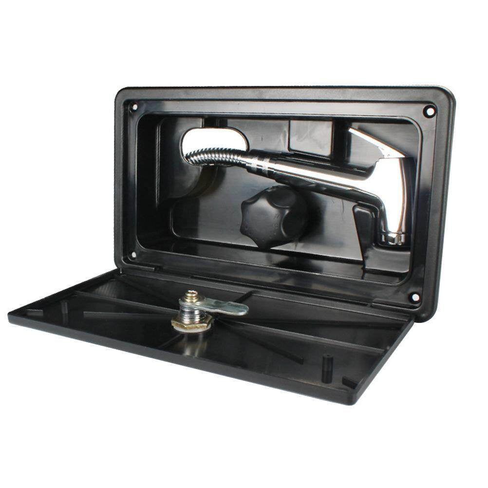 RV Outdoor Shower Box Kit Cold & Hot Switch Marine Boat Motorhome