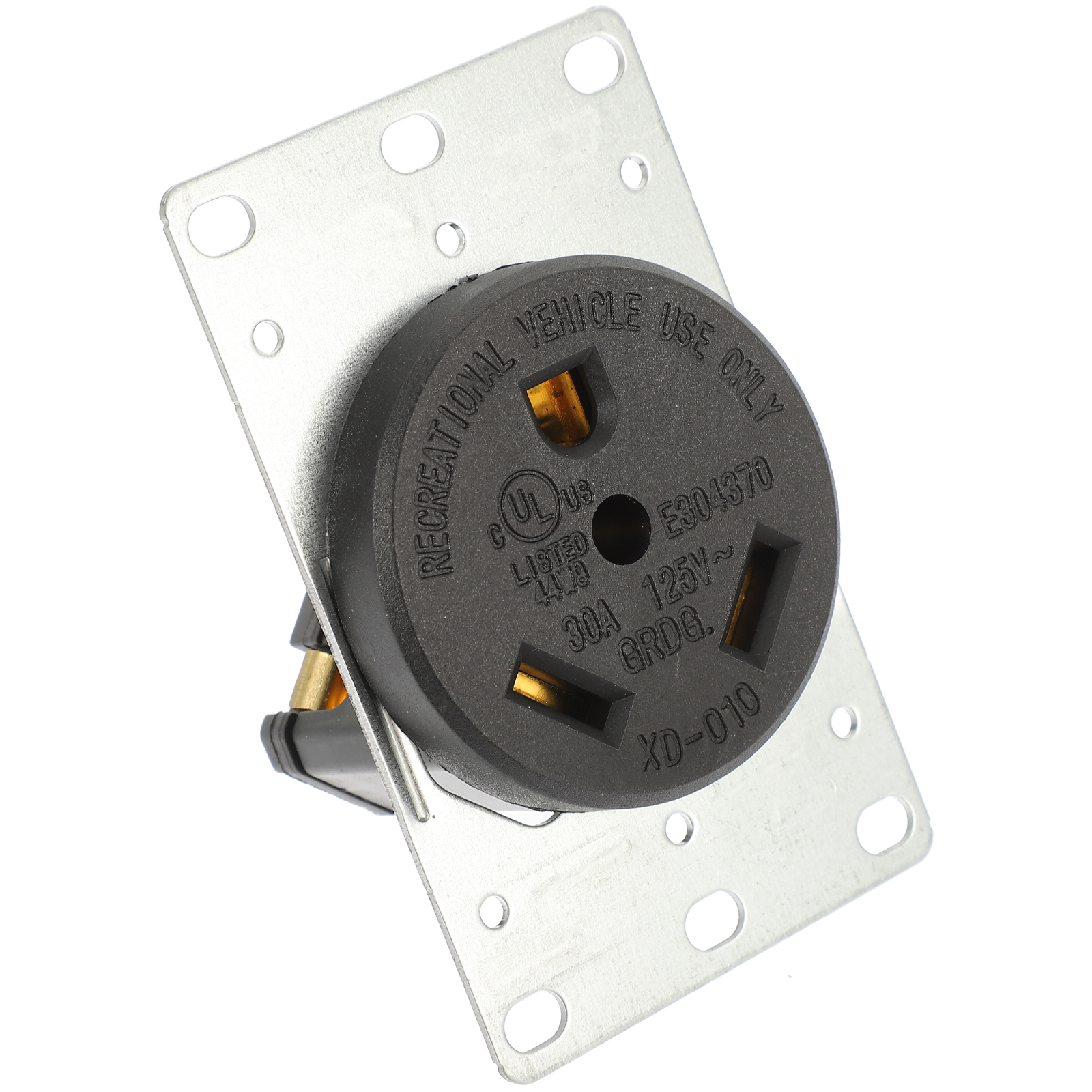 RV Outlet 30a 125v Flush Receptacle Electrical Straight Blades Receptacle