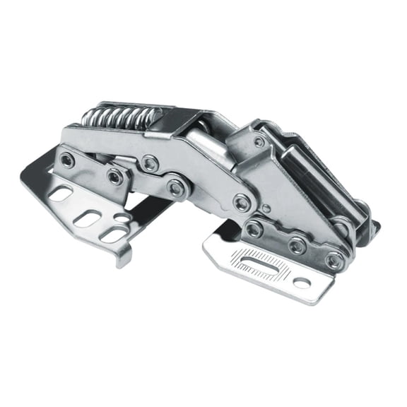 RV Overhead Cabinet Hinges Bridge Style Ball Type with Hydraulic Buffer Spring