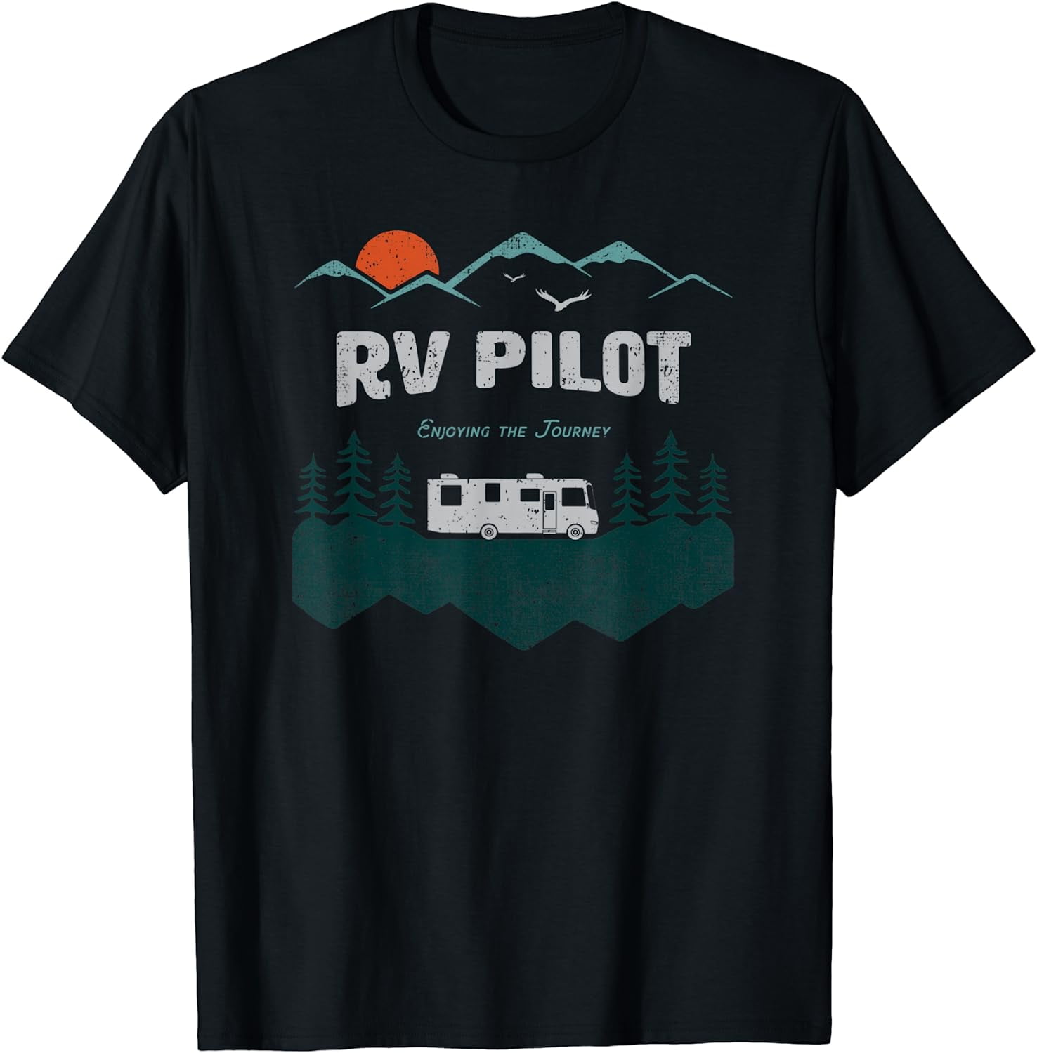 RV Pilot Camping Shirt Motorhome Travel Vacation Gift - Walmart.com