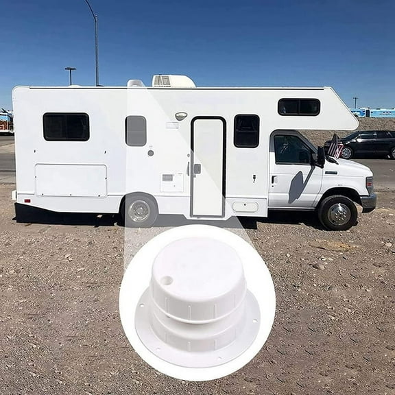 RV Plumbing Vent Cap RV Roof Vent Cap RV Roof Sewer Vent Cover for 1 to 2 3/8 Inch Pipe HJ403 Light Gray