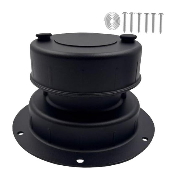 RV Plumbing Vent Cap Roof Vent Cover Sewer Vent Cap ABS Material Easy Installation for Camper Vans Trailers Motorhomes