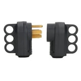 RV Power Connector Male Female Receptacle Adapter Kit Rear Pull Ring 4 ...