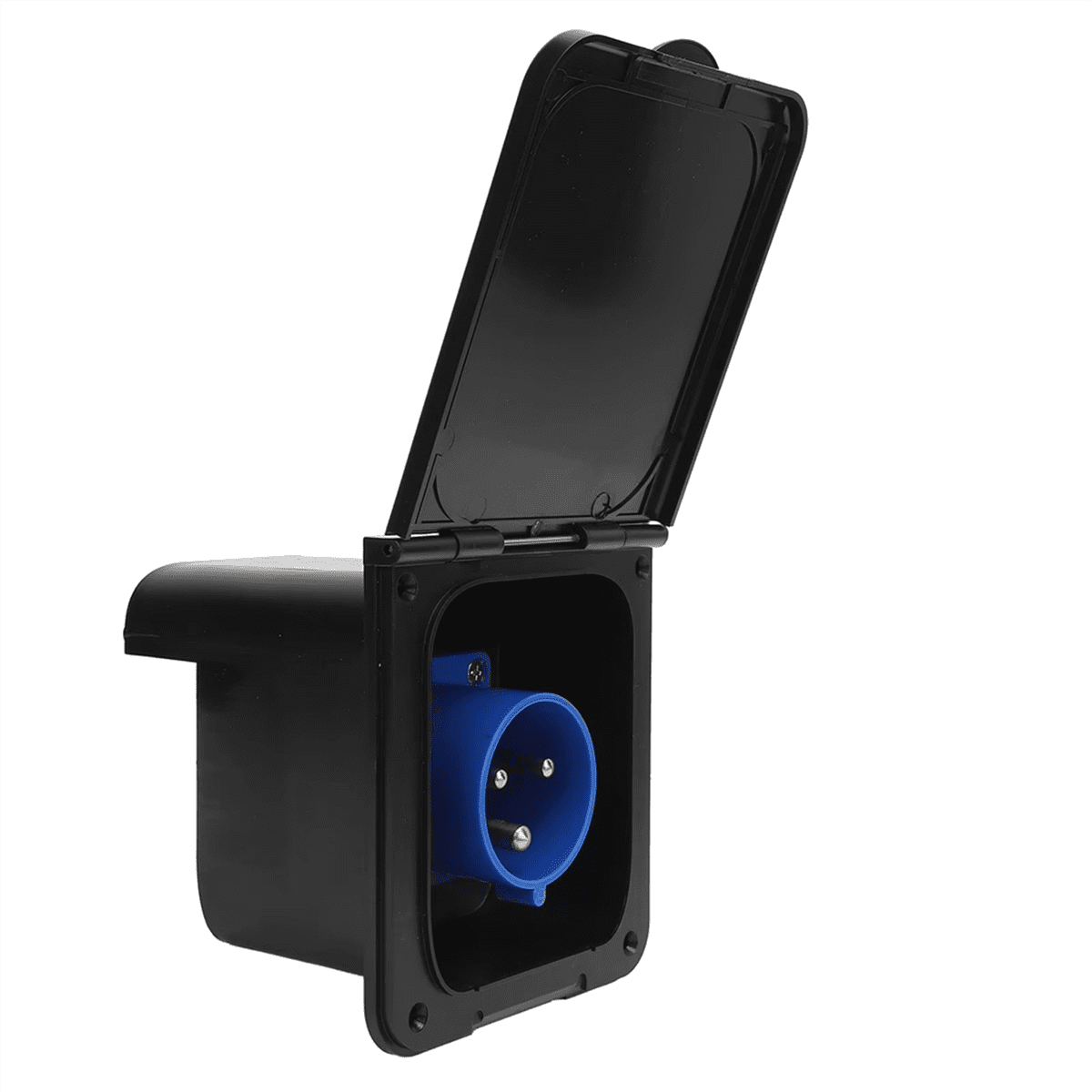 RV Power Inlet Socket 3 Pin 32A Flush Mount Waterproof Power Receptacle ...