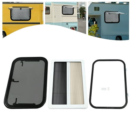 RV Push Out Window Exit Window Trailers Vans Trucks Venting Window Rectangular