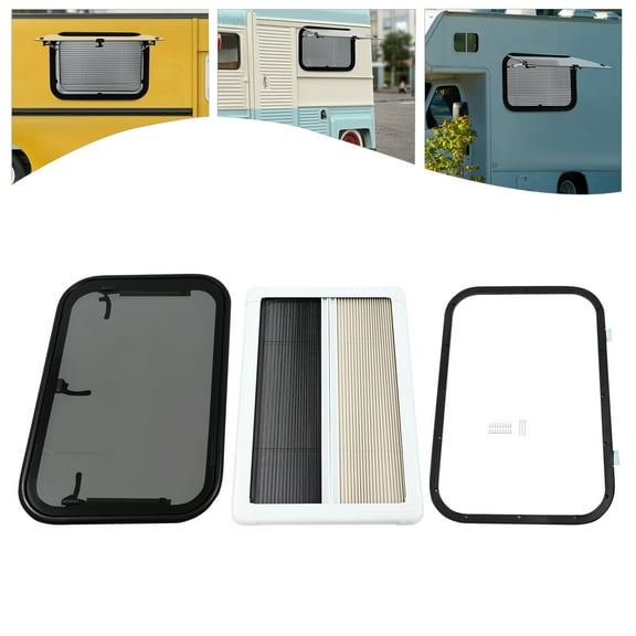 RV Push Out Window Exit Window Trailers Vans Trucks Venting Window Rectangular