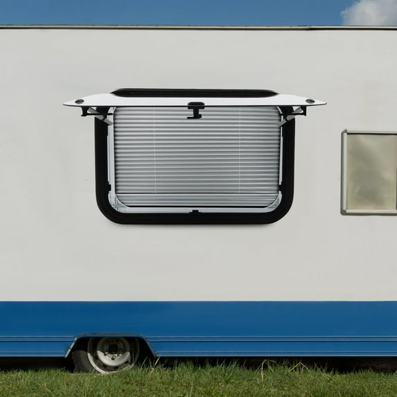 RV Push Out Window With Interior Lockable Handle Rounded And Smooth Edges RV Exit Window, Modern RV Window