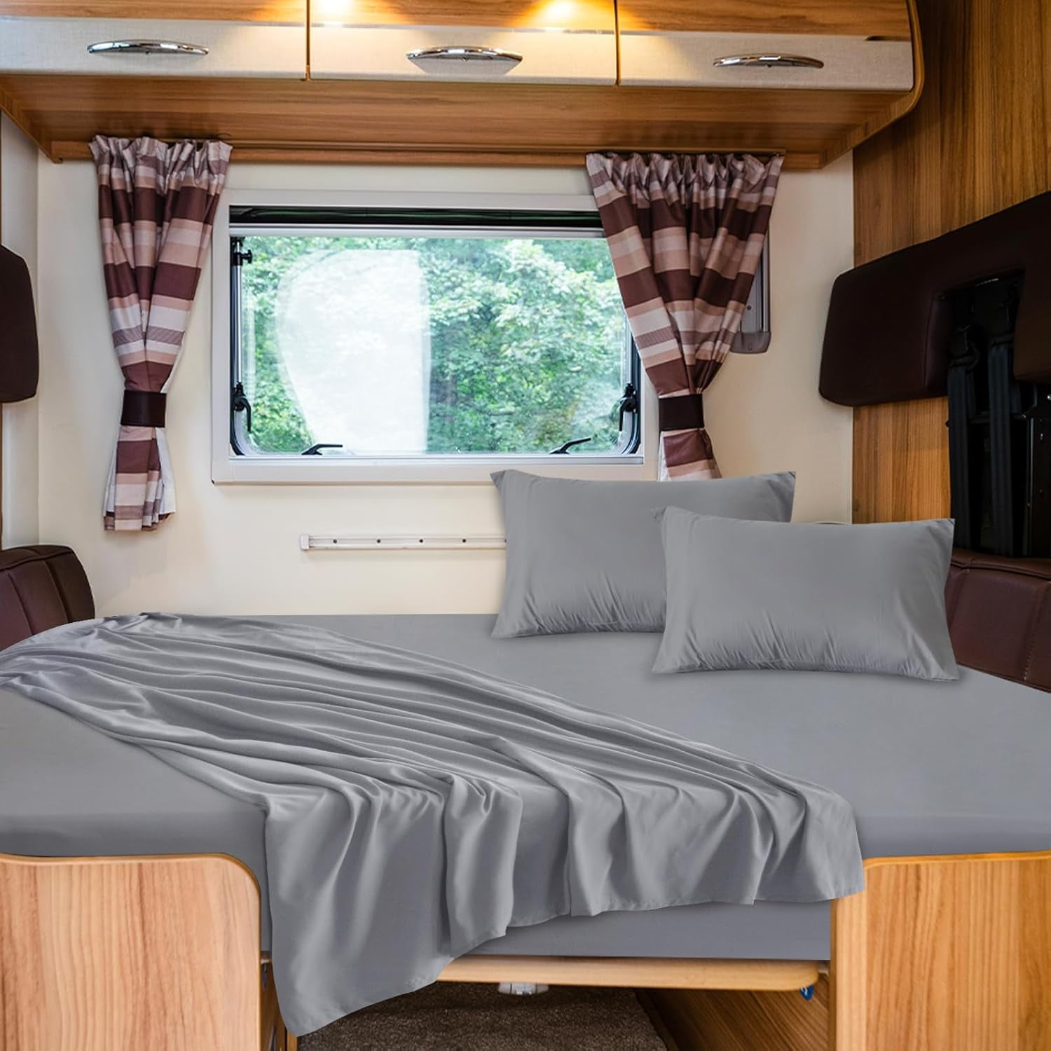 RV Queen Sheets, Super Soft RV Short Queen Sheets for RV Camper, 4 ...