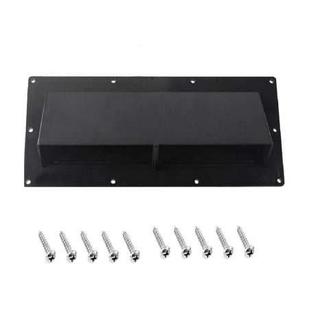 RV Range Hood Vent Cover RV Exhaust Vent Cover for Park Camping Trailer black