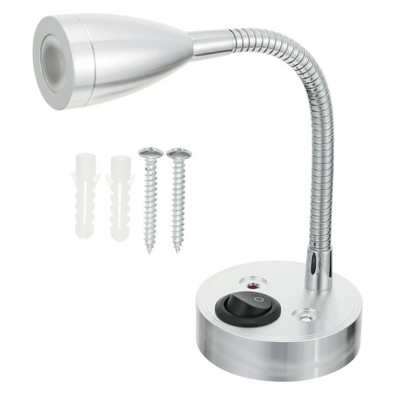 NIAIZEK Warm Light Wall Mounted Reading Light for RVs, Boats, Small Spaces with Push Switch and Separate Control
